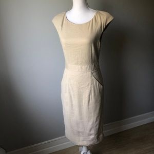 Theory Khaki Dress with Pockets